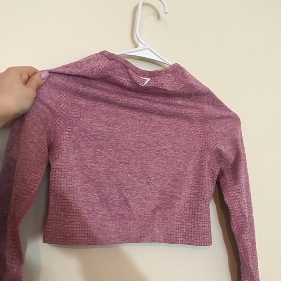 Gymshark Top Size Small in Dusky Pink Marl - Picture 7 of 7